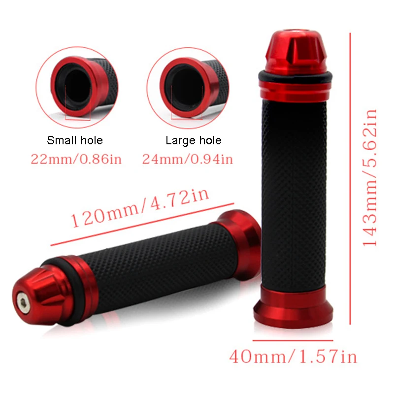 22mm Rubber Anti-Slip Motorcycle Grip Set FOR MOTORCYCLE 22mm Rubber Anti-Slip Motorcycle Grip Set FOR MOTORCYCLE