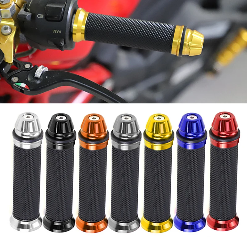 Aspect installé des poignées 22mm POUR MOTO