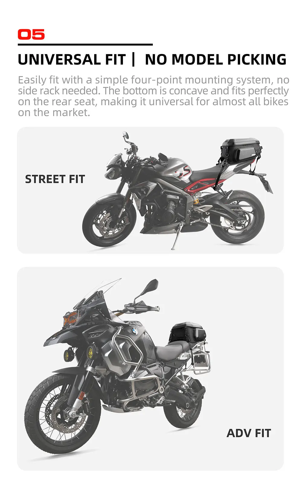 Sac de selle arrière POUR MOTO image 10