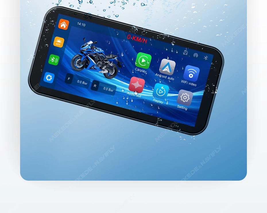 Connectivité WiFi du moniteur moto POUR MOTO