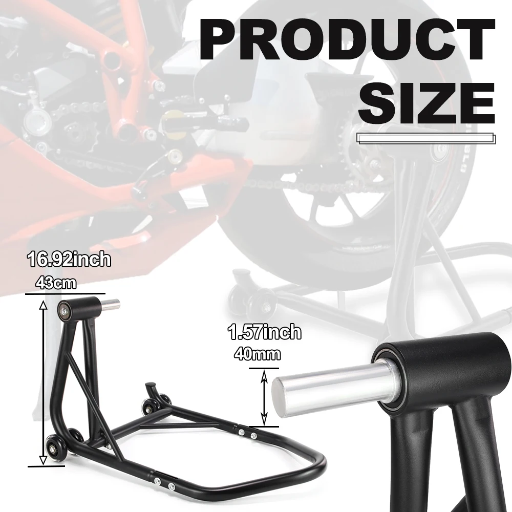 Stand lift action FOR MOTORCYCLE