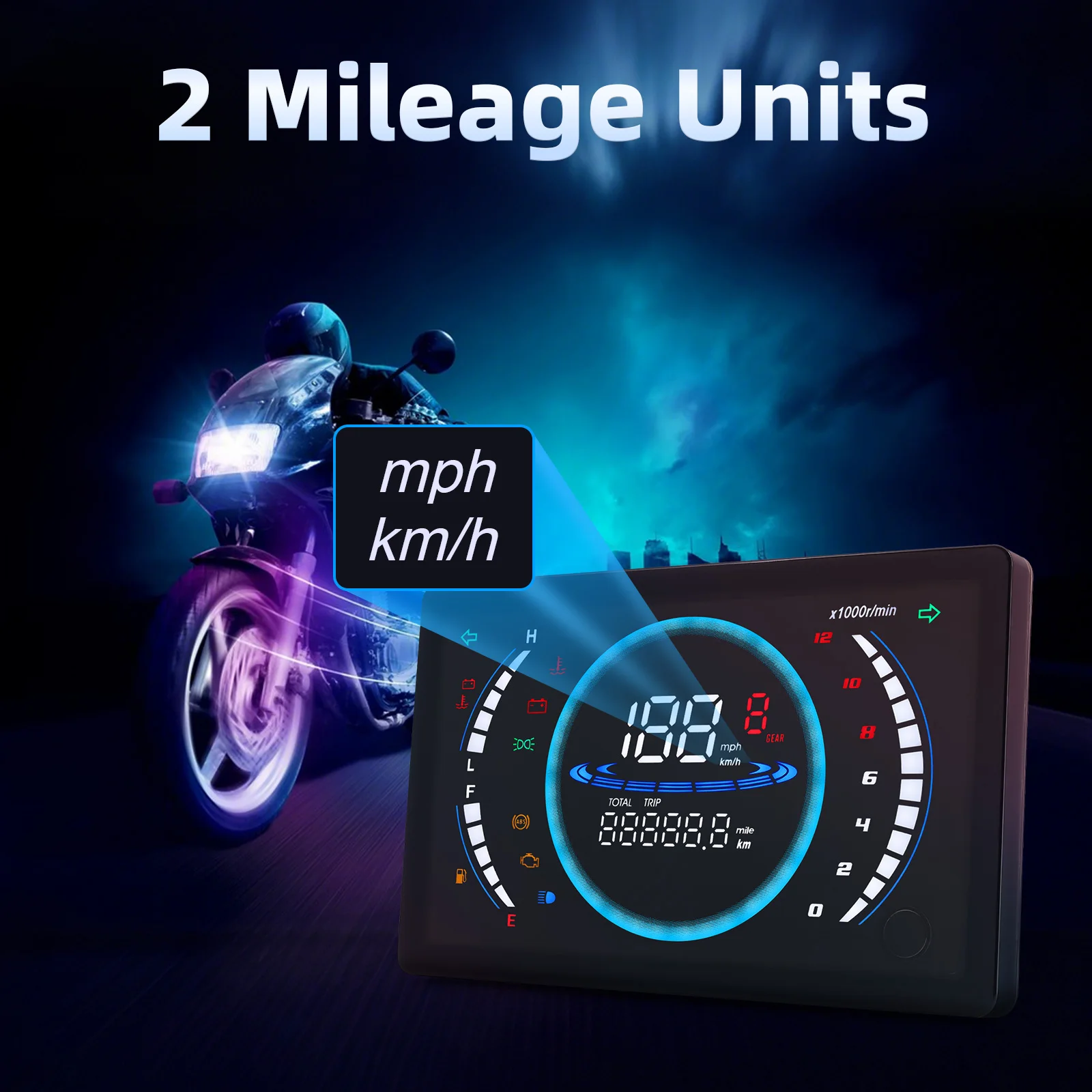 Exemple d’installation du compteur de vitesse moto POUR MOTO