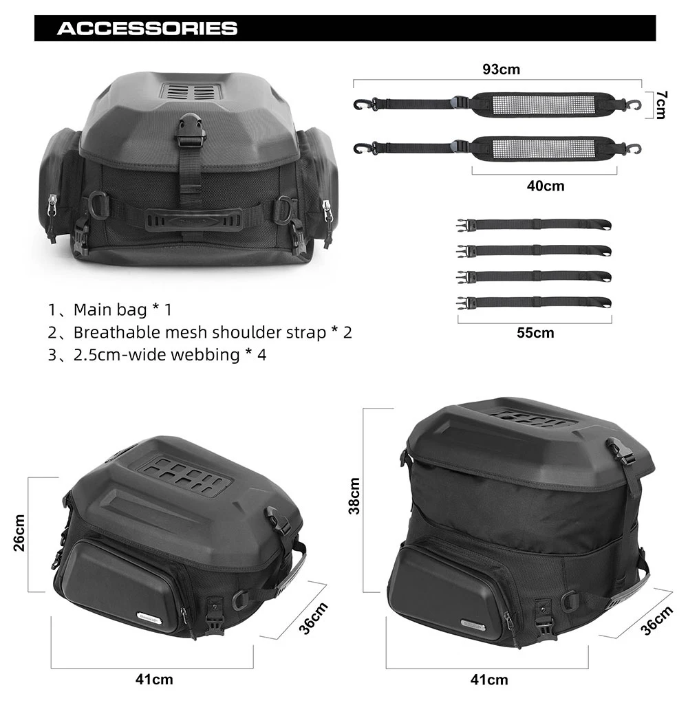 Sac de selle arrière POUR MOTO image 14