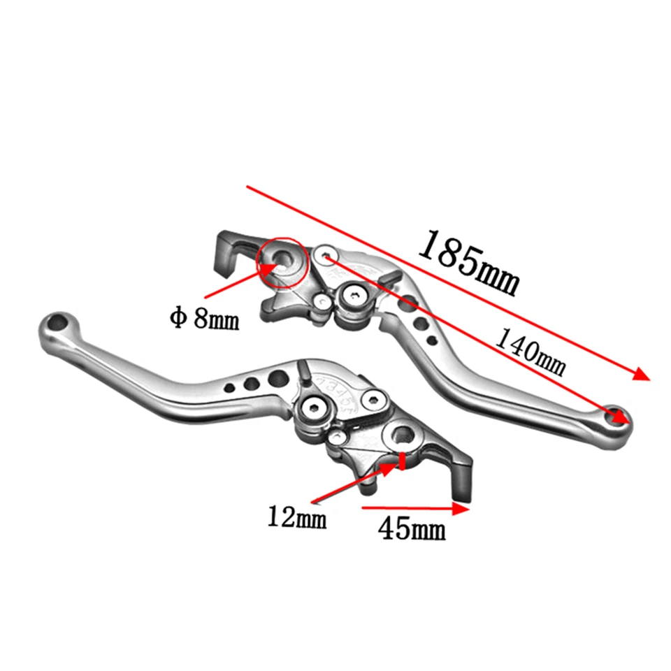 CNC Aluminum Disc Brake Lever Set (Front + Rear) FOR MOTORCYCLECNC Aluminum Disc Brake Lever Set (Front + Rear) FOR MOTORCYCLE CNC Aluminum Disc Brake Lever Set (Front + Rear) FOR MOTORCYCLECNC Aluminum Disc Brake Lever Set (Front + Rear) FOR MOTORCYCLE