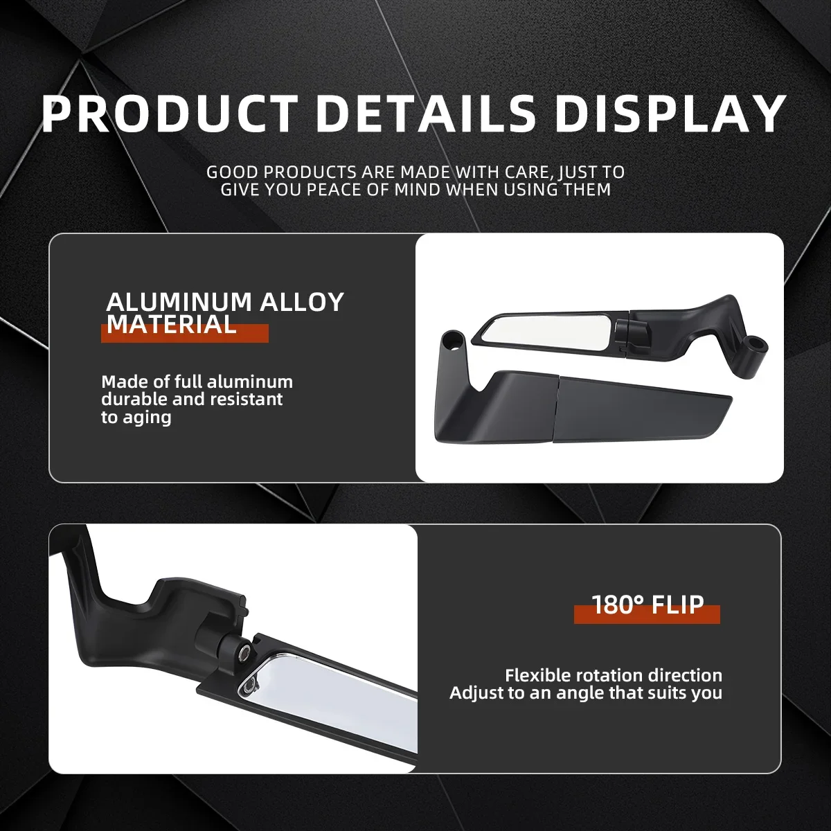 Motorcycle Blade Wing Rearview Mirrors FOR MOTORCYCLE Motorcycle Blade Wing Rearview Mirrors FOR MOTORCYCLE
