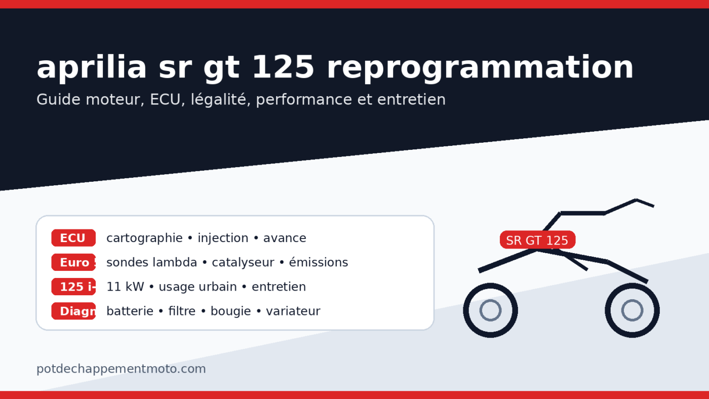aprilia sr gt 125 reprogrammation