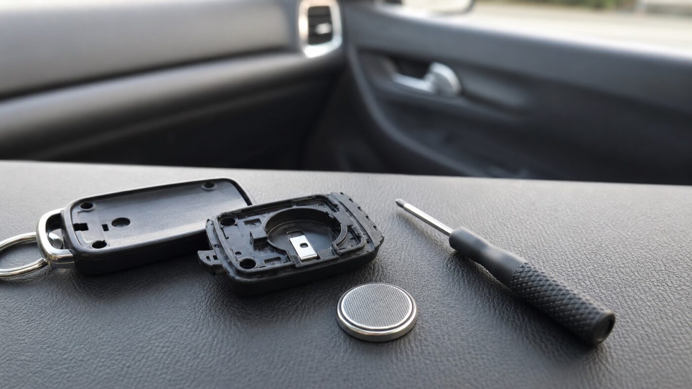 clé voiture ne fonctionne plus après changement de pile skoda