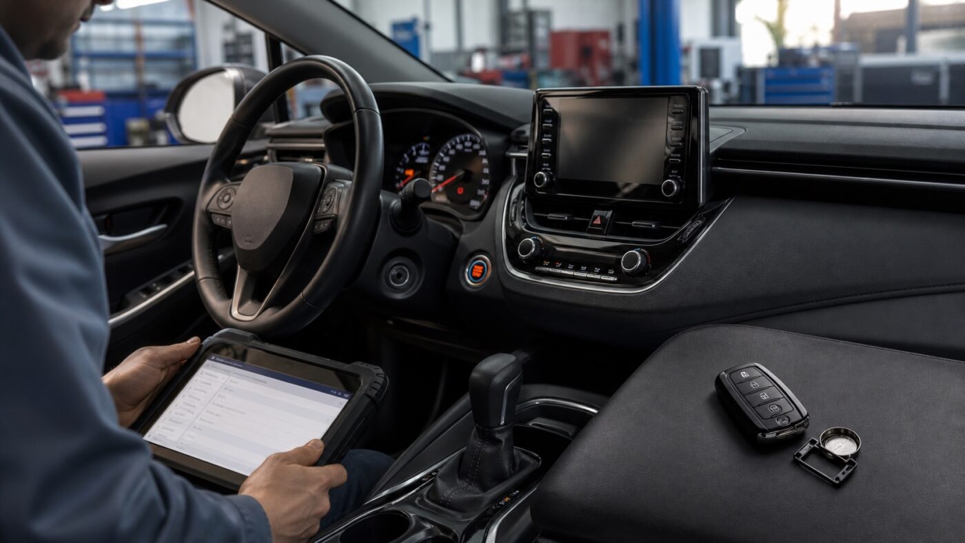 dysfonctionnement démarrage intelligent toyota corolla