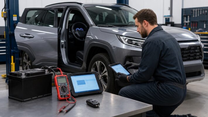 dysfonctionnement système d'ouverture démarrage intelligent rav4