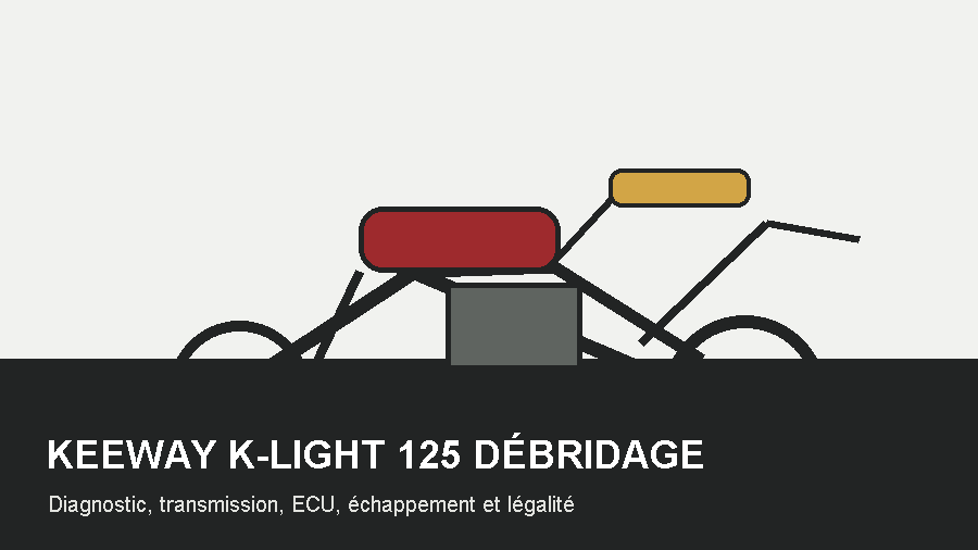 keeway k-light 125 débridage