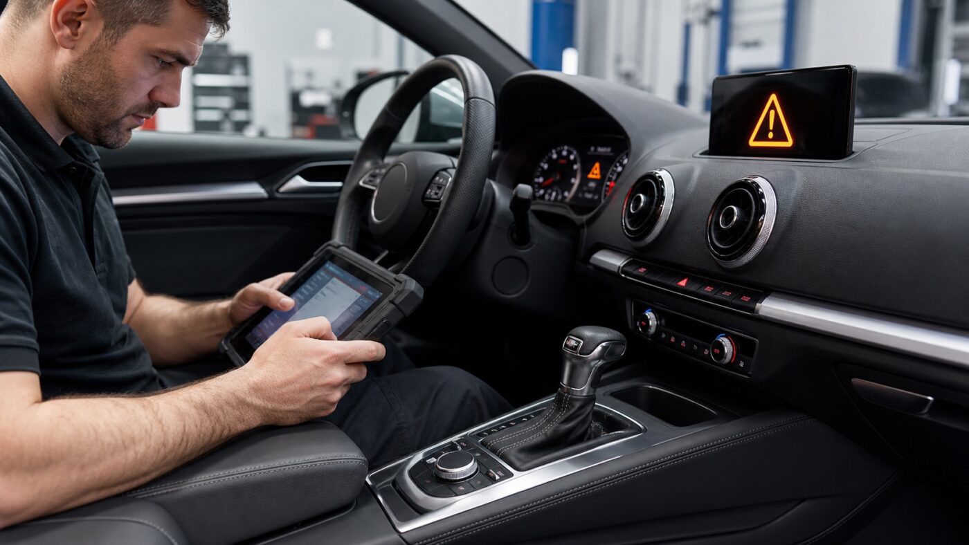 levier sélecteur dysfonctionnement audi a3