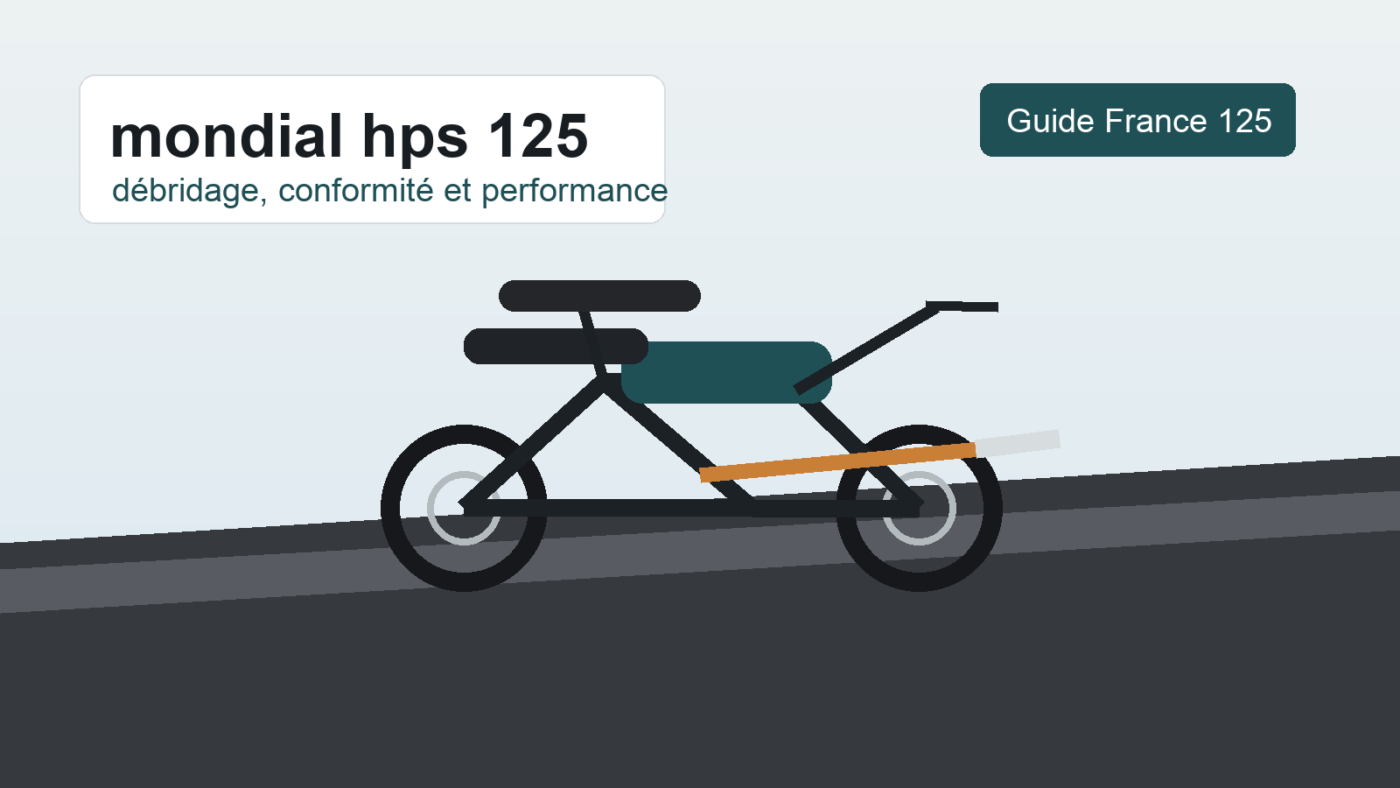 mondial hps 125 débridage