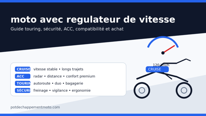 moto avec regulateur de vitesse