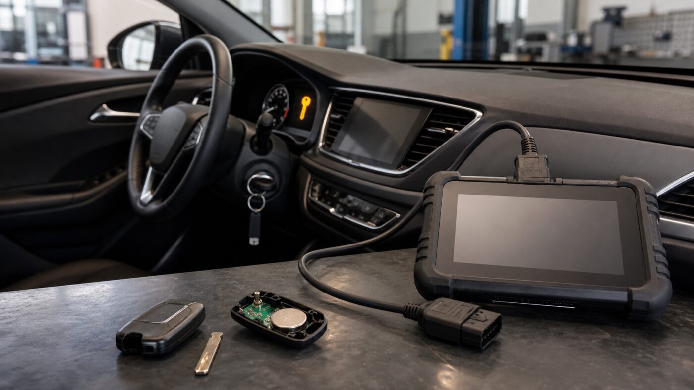 programmation clé opel mokka