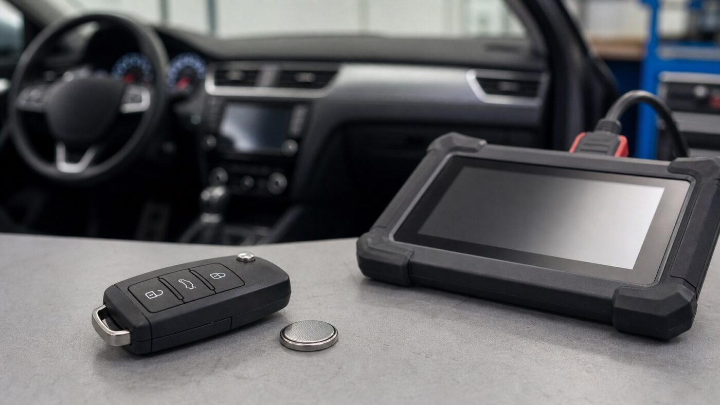 programmation clé skoda octavia