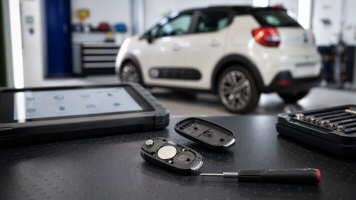 réinitialiser clé citroën c3