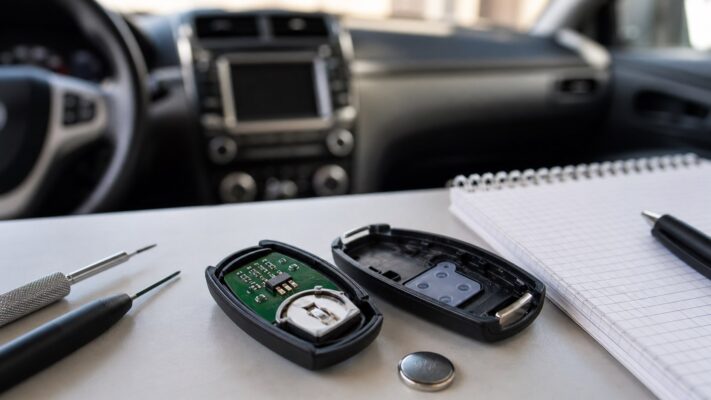 réinitialiser clé toyota yaris