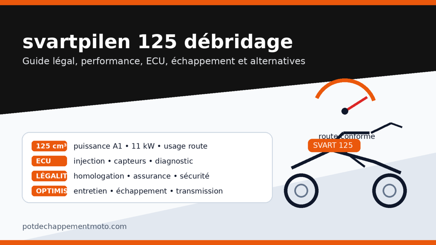 svartpilen 125 débridage