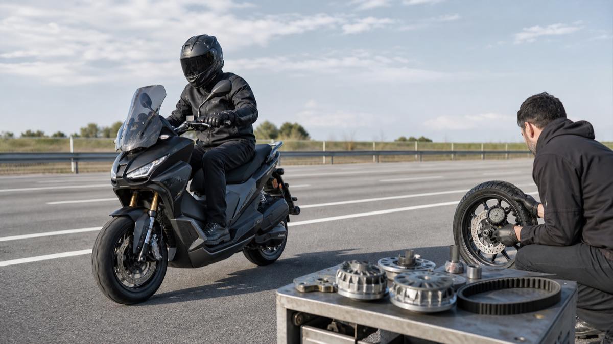 aprilia sr gt 125 vitesse max