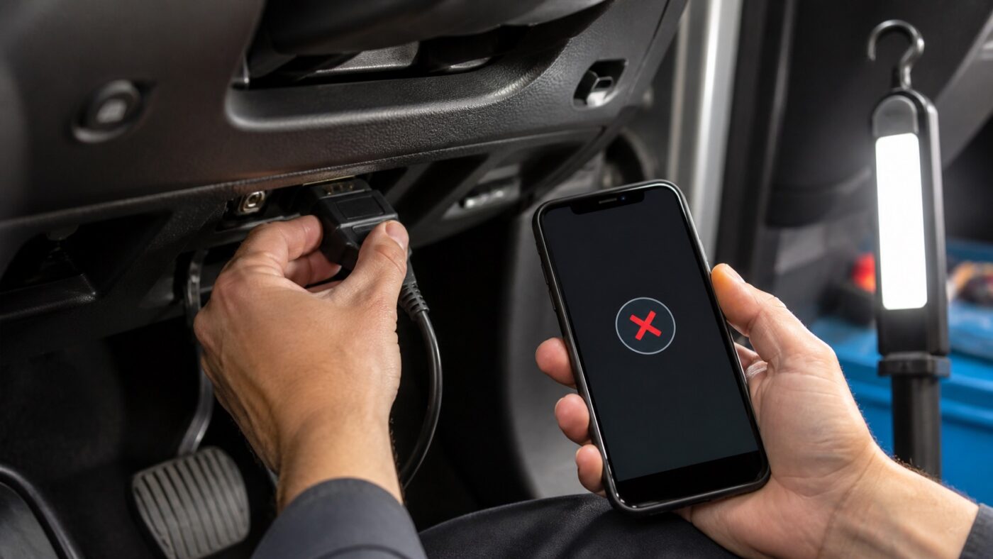 connexion obd2 impossible