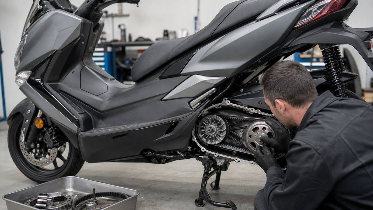 débrider kymco 125 downtown