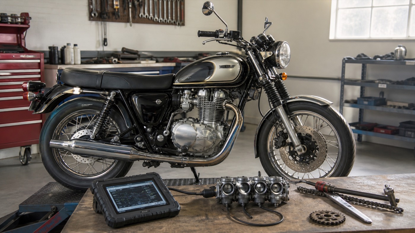 kawasaki w800 performance modifications