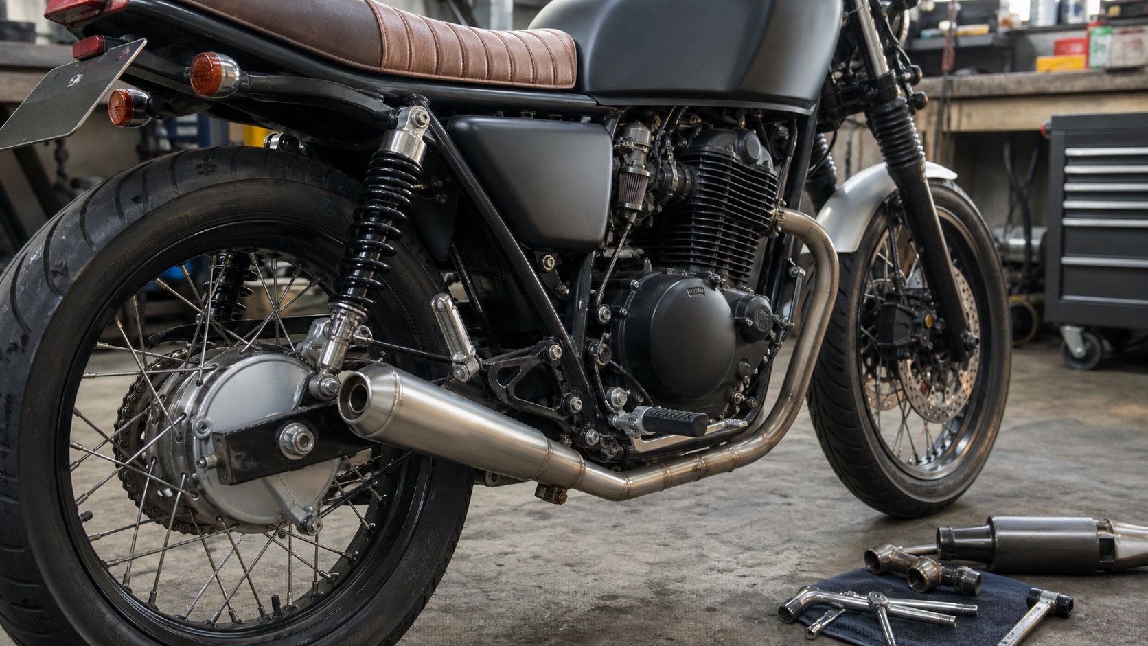 modification échappement mash 125