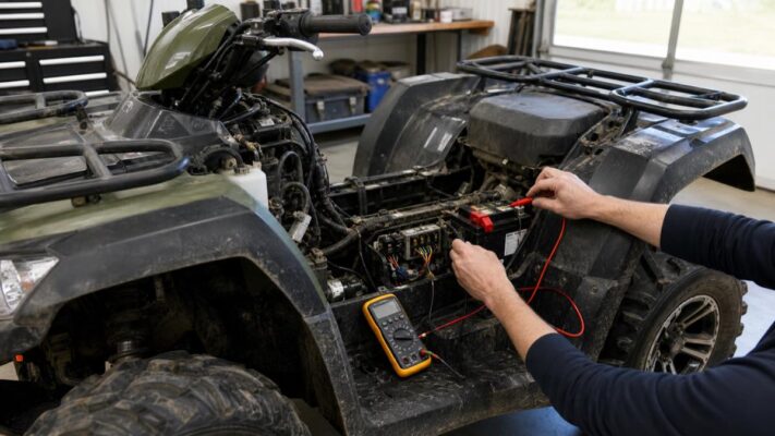 problème démarrage quad kymco 500 mxu