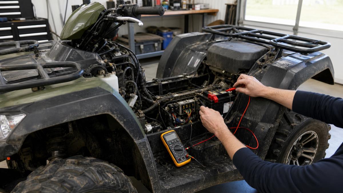 problème démarrage quad kymco 500 mxu