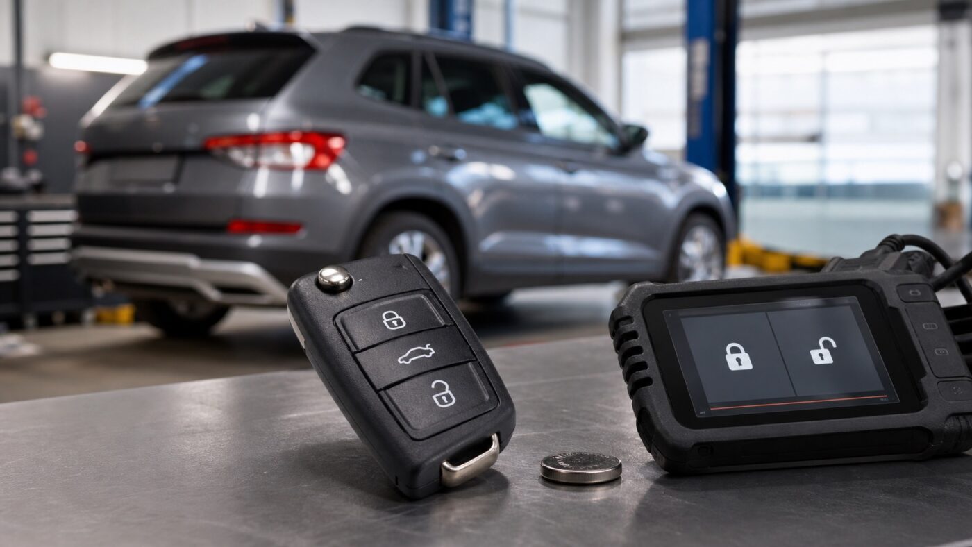 réinitialiser clé skoda karoq