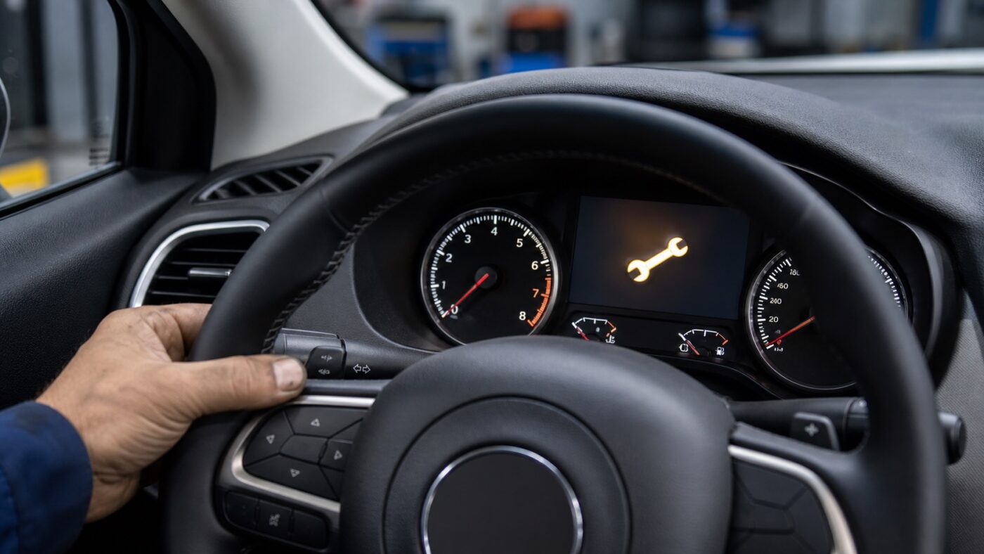 remise à zéro entretien jeep renegade