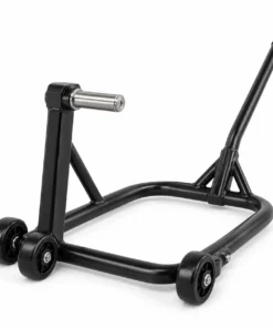 Béquille arrière monobras moto noire avec axe 40,4 mm