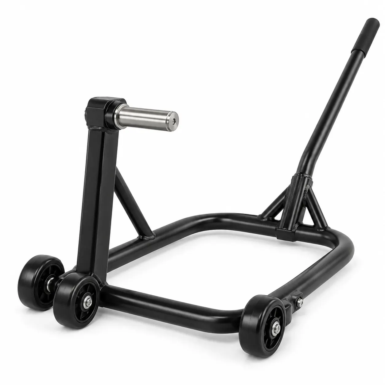 Béquille arrière monobras moto axe 40,4 mm Béquille arrière monobras moto noire avec axe 40,4 mm