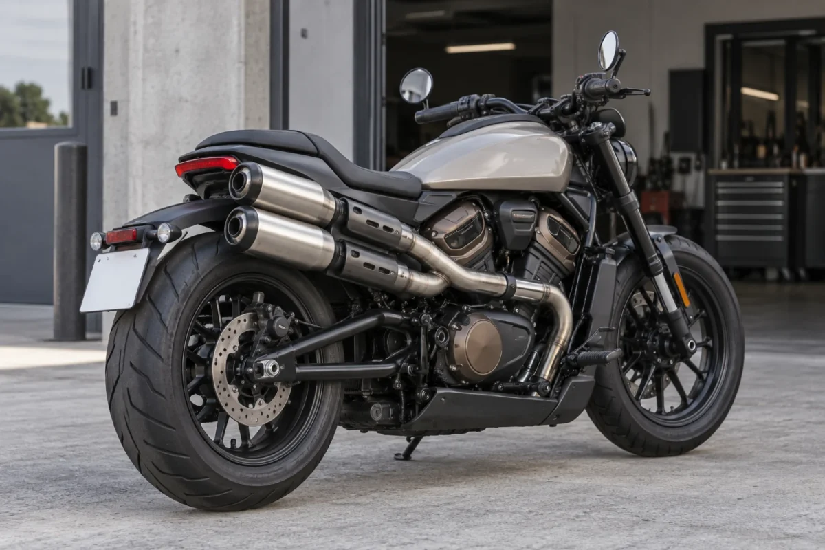 Échappement Harley Sportster S 1250 haut 2-en-1-en-2