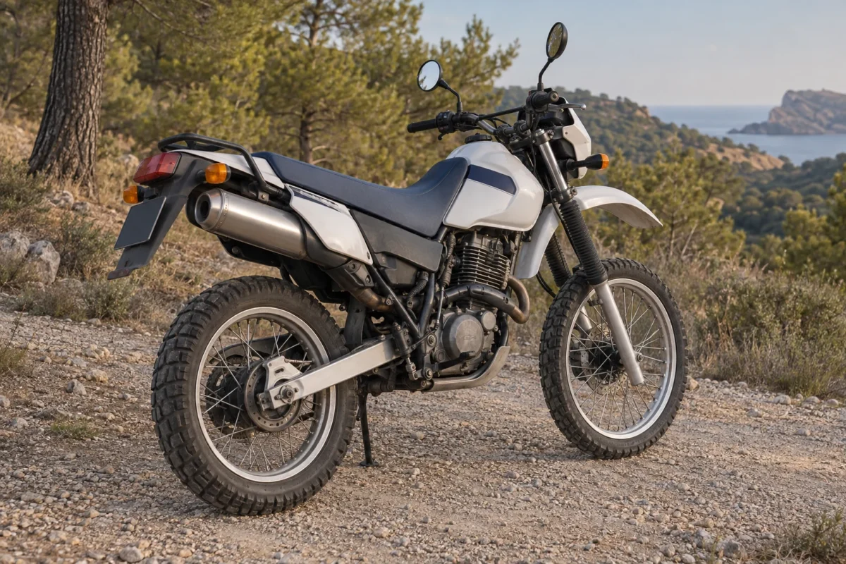 Yamaha XT 600 E avec silencieux d’échappement haut